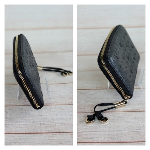 Jimmy Choo Nellie Star Leather Zip Around Long Wallet - Picture 6 of 16